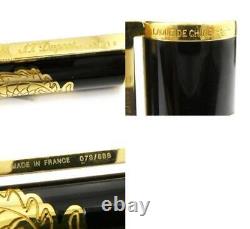 G1840 Dupont Dragon Limited Edition Fountain Pen Of 888 18K 750M Gold Black