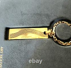 Genuine, Limited Edition S. T. Dupont Art Deco Keychain #174/1000