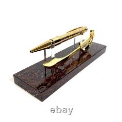 Import duty included S. T. Dupont Pirates of Caribbean Gold Metal Ballpoint Pen &