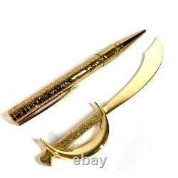 Import duty included S. T. Dupont Pirates of Caribbean Gold Metal Ballpoint Pen &