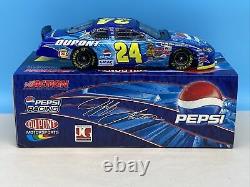 Jeff Gordon Autographed 2004 Pepsi DuPont Clear Window Bank 1/24 Diecast NASCAR