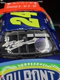 Jeff Gordon & Ray Evernham Dual Signed #24 Dupont Monte Carlo 1996 Dover Win 1