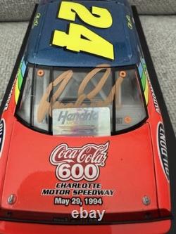 Jeff Gordon-Ray Evernham Signed #24 Dupont 1994 Charlotte Win Lumina 124 Scale