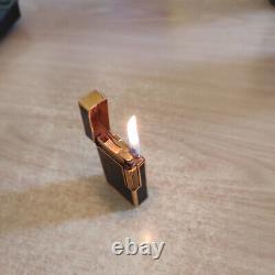 Lighter Dupont Black Laque De Chine Gold Plated LIMITED EDITION Chinese letter