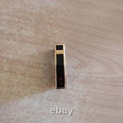 Lighter Dupont Black Laque De Chine Gold Plated LIMITED EDITION Chinese letter