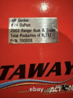 Limited Edition Castaway 2002 Ranger Boat & Trailer Jeff Gordon #24 DuPont
