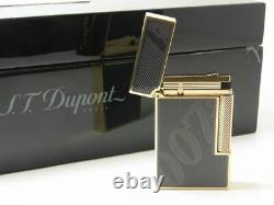 Limited Edition S. T. DUPONT James Bond 007 016169 Black Laquer Lighter NEW