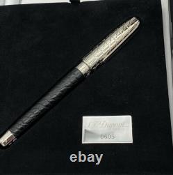Limited Edition S T Dupont Alligator Palladium Fountain Pen XL