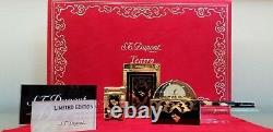 Limited Edition S. T. Dupont Teatro Black Lacquer Five Piece Collector Set 10/250