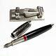 Limited Edition S. T. Dupont Streamline Fountain Pen M With Paperweight Black 14k