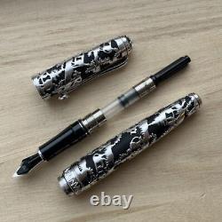 (MINT) S. T. Dupont Fountain Pen La Poya Limited Edition 18K Fine Nib With BOX