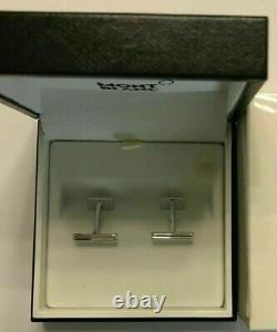 Montblanc Sartorial Sterling Silver Cufflinks 112909 Msrp $395 Limited Edition