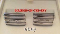 Montblanc Tantalum Stainless Steel Cufflinks 101535 Msrp $615 Limited Edition