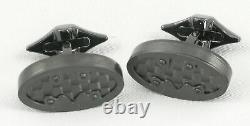 Montegrappa Batman Cufflinks Idbmclso Gunmetal Black Msrp $395 Limited Edition