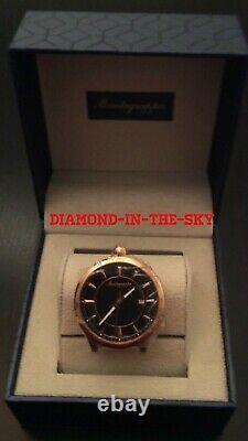 Montegrappa Fortuna Table Clock Pvd Rosegold Idfotcrb Msrp $395 Limited Edition