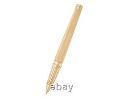 NIB S. T. Dupont 412047 Gold Rollerball Pen James Bond 007 Limited Edition