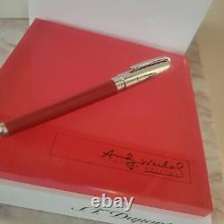 New FOUNTAIN PEN S. T. DUPONT LIMITED EDITION ANDY WARHOL Elvis 480466 NIB M