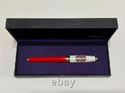 New S. T. Dupont 2004 Opus X Red And White Rollerball Limited Edition Pen