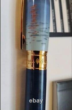 New S. T. Dupont Claud Monet Chinese Lacquer Limited Edition Ballpoint Pen $2295