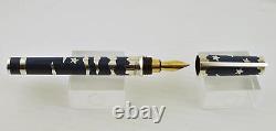 New S. T. Dupont Rendez Vous Moon Montparnasse Fountain Pen Limited Edition 18k