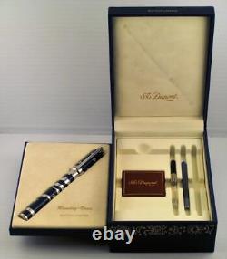 New S. T. Dupont Rendez Vous Moon Montparnasse Fountain Pen Limited Edition 18k