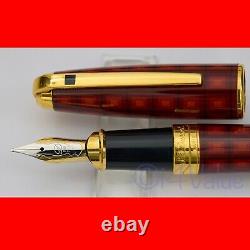 New S. T. Dupont Vertigo Limited Edition 18k Gold Fountain Pen