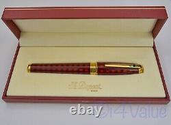 New S. T. Dupont Vertigo Limited Edition 18k Gold Fountain Pen