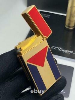 New style S. T. Dupont Cigar Club Cuban Flag Ligne 2 Lighter Limited Edition