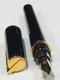 Oversized St Dupont 24k Gp Trim 18k 750 Solid Gold Fine Nib Vintage Fountain Pen