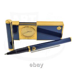Preowned Vintage S. T. Dupont Limited Edition President François Mitterrand Blue