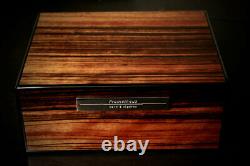 Prometheus Limited Edition Milano Series Macassar Ebony Humidor 100 Count Bnib