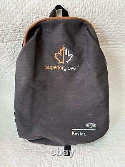 RARE Limited Edition Superior Glove Co. Kevlar Backpack DuPont New Gray