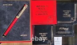 Rare Limited Edition S. T. Dupont Art Deco Fountain Pen #1059/1500