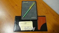 Rare Limited Edition S T Dupont Art Nouveau Fountain Pen Green Chinese Lacquer