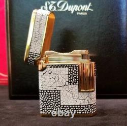 Rare Limited Edition S. T. Dupont Eggshell Art Deco Maki-E Soubreny Lighter