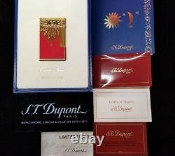 Rare Limited Edition S. T. Dupont Sun Rendezvous Ligne 2 Lighter #2131/2500