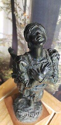 Rare Nancy Dupont Twyman, Bronze sculpture. Ballerina Dancer Ballet