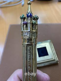 Rare S. T. DUPONT TOURNAIRE MOSCOW SAINT BASIL FOUNTAIN PEN LIMITED EDITION 18K