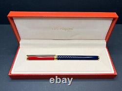 Rare ST DUPONT Revolution Fountain Pen 18K Nib- Limited Edition 1500 0924CO XL