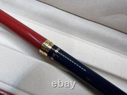 Rare ST DUPONT Revolution Fountain Pen 18K Nib- Limited Edition 1500 0924CO XL