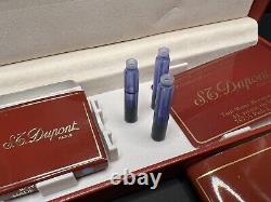 Rare ST DUPONT Revolution Fountain Pen 18K Nib- Limited Edition 1500 0924CO XL