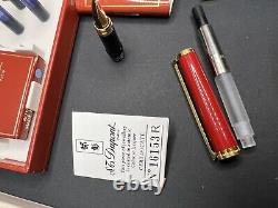 Rare ST DUPONT Revolution Fountain Pen 18K Nib- Limited Edition 1500 0924CO XL