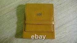 Rare Vintage S T Dupont Leather Cigar Case Limited Edition Beige Color