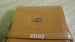 Rare Vintage S T Dupont Leather Cigar Case Limited Edition Beige Color