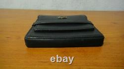 Rare Vintage S T Dupont Leather Cigar Case Limited Edition Black Color