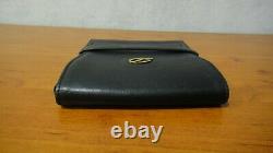 Rare Vintage S T Dupont Leather Cigar Case Limited Edition Black Color