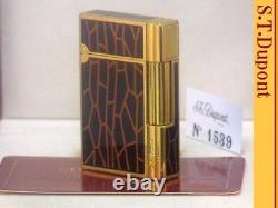 Rare from limited edition items Rare Nest S. T. Dupont Yellow Gold Lacque