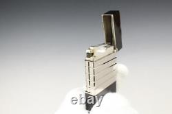 S. T. DUPONT Beauty Lighter Line 2 Limited Edition Black Silver Gas Lighter