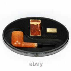 S. T. DUPONT CASTELLO 130th ANNIVERSARY LIMITED EDITION PIPE & LIGHTER NEW IN BOX