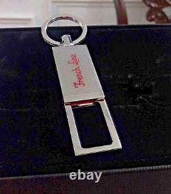 S. T. DUPONT Key Chain French Line Key Ring Palladium Limited Edition